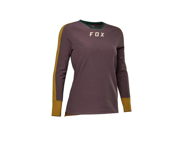 Fox Women's Defend Thermal MTB Jersey (2022) root