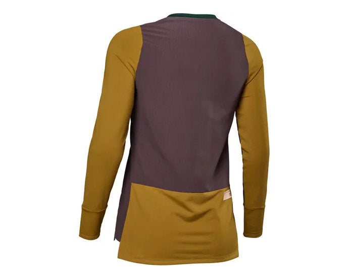 Fox Women's Defend Thermal MTB Jersey (2022) root rear