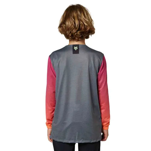 Fox Youth Flexair Long Sleeve Jersey back