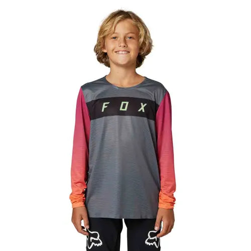 Fox Youth Flexair Long Sleeve Jersey full shot