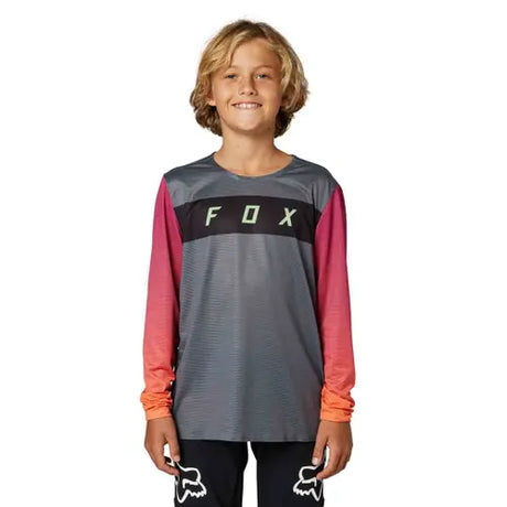 Fox Youth Flexair Long Sleeve Jersey full shot