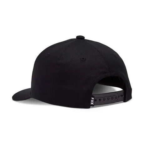 Fox Youth Intrude 110 Snapback Hat black back