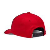 Fox Youth Intrude 110 Snapback Hat red back