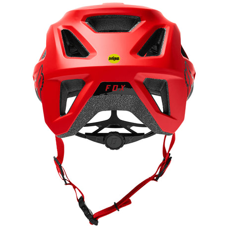 Fox Youth Mainframe MIPS Helmet fluro red back