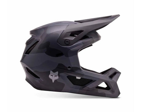 Fox Youth Rampage Camo Full Face Helmet (2025) black camo