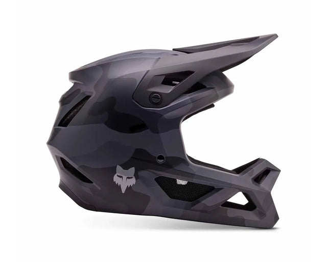 Fox Youth Rampage Camo Full Face Helmet (2025) black camo