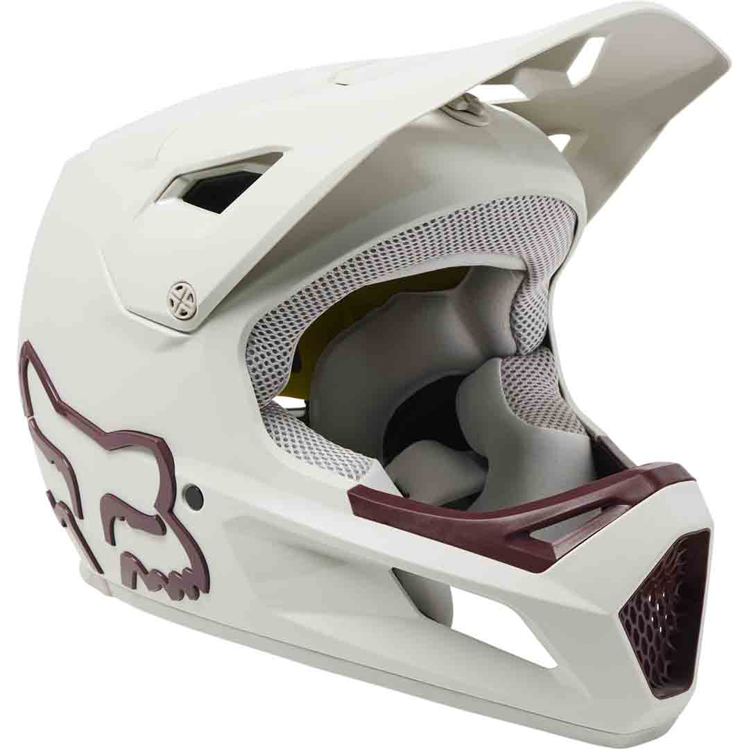 Fox Youth Rampage Full Face Helmet vintage white