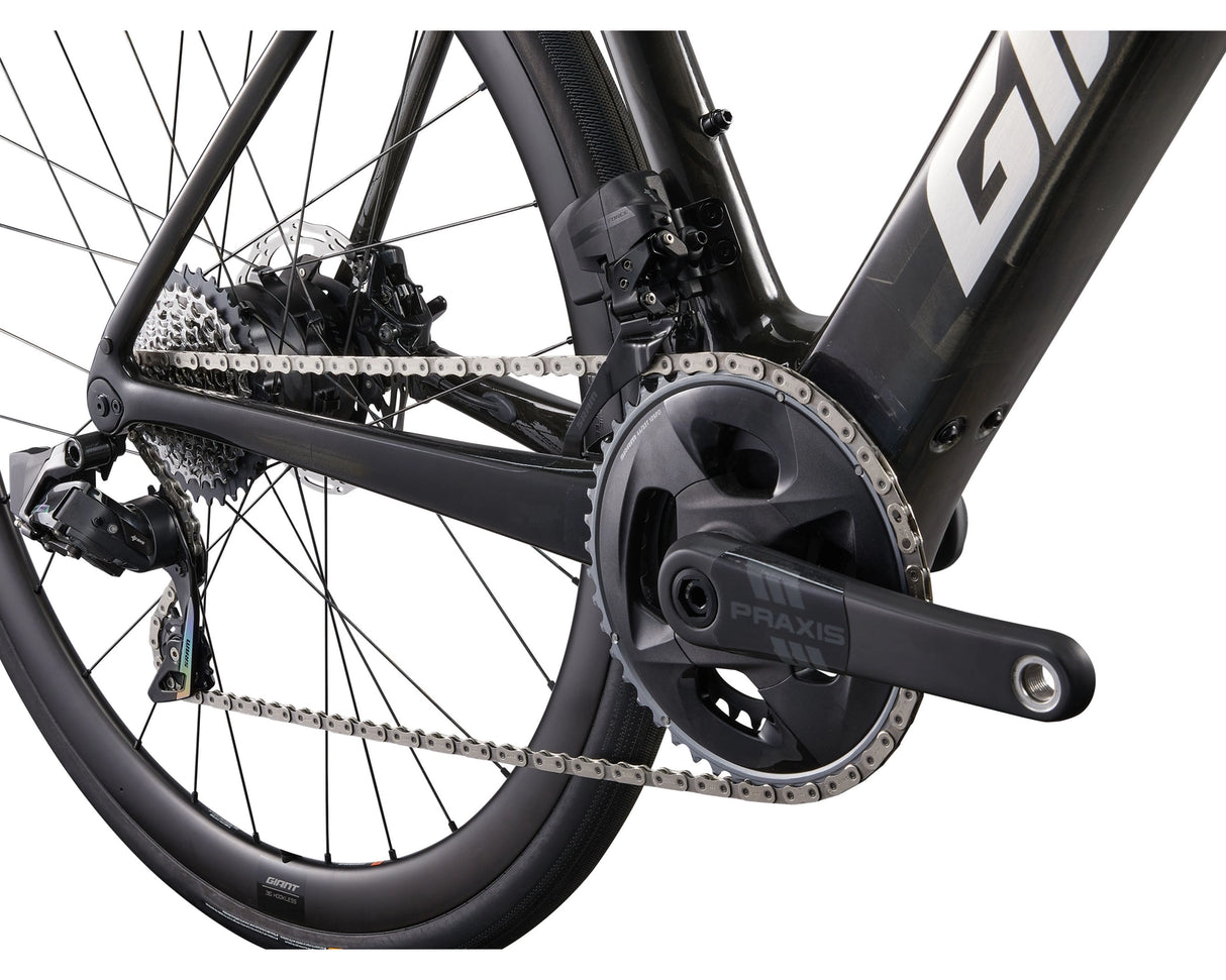 Giant Defy Advanced E+ Elite 1 Electric Road Bike (2025) drivetrain