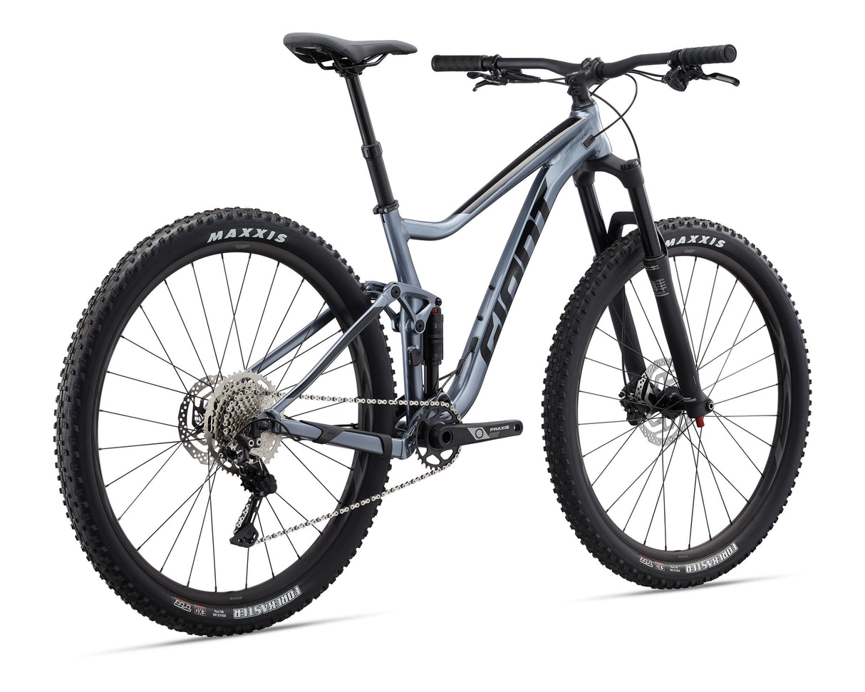 Giant Stance 29 2 Dual Suspension Mountain Bike (2022) oblique rear