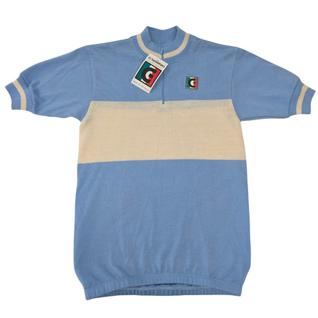 Giramondo Mens Vintage Wool Short Sleeve Jersey