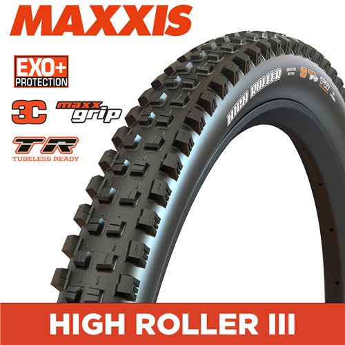 Tyre 29 x 2.40 Maxxis High Roller 3 EXO+3C Maxxgripp TR