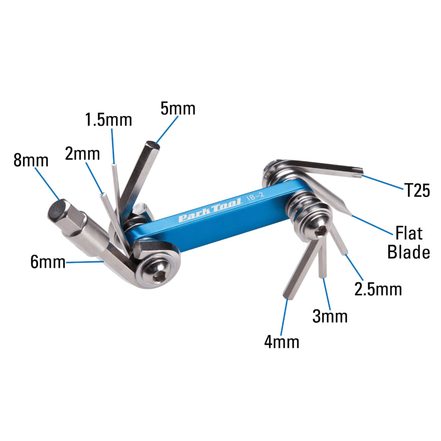 Park Tool IB-2 I-Beam Multi-Tool Hex/Torx/Screwdriver