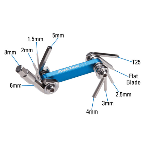 Park Tool IB-2 I-Beam Multi-Tool Hex/Torx/Screwdriver
