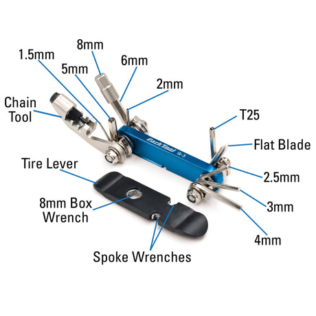 Park Tool IB-3 I-Beam Multi-Tool Hex/Torx/Chain