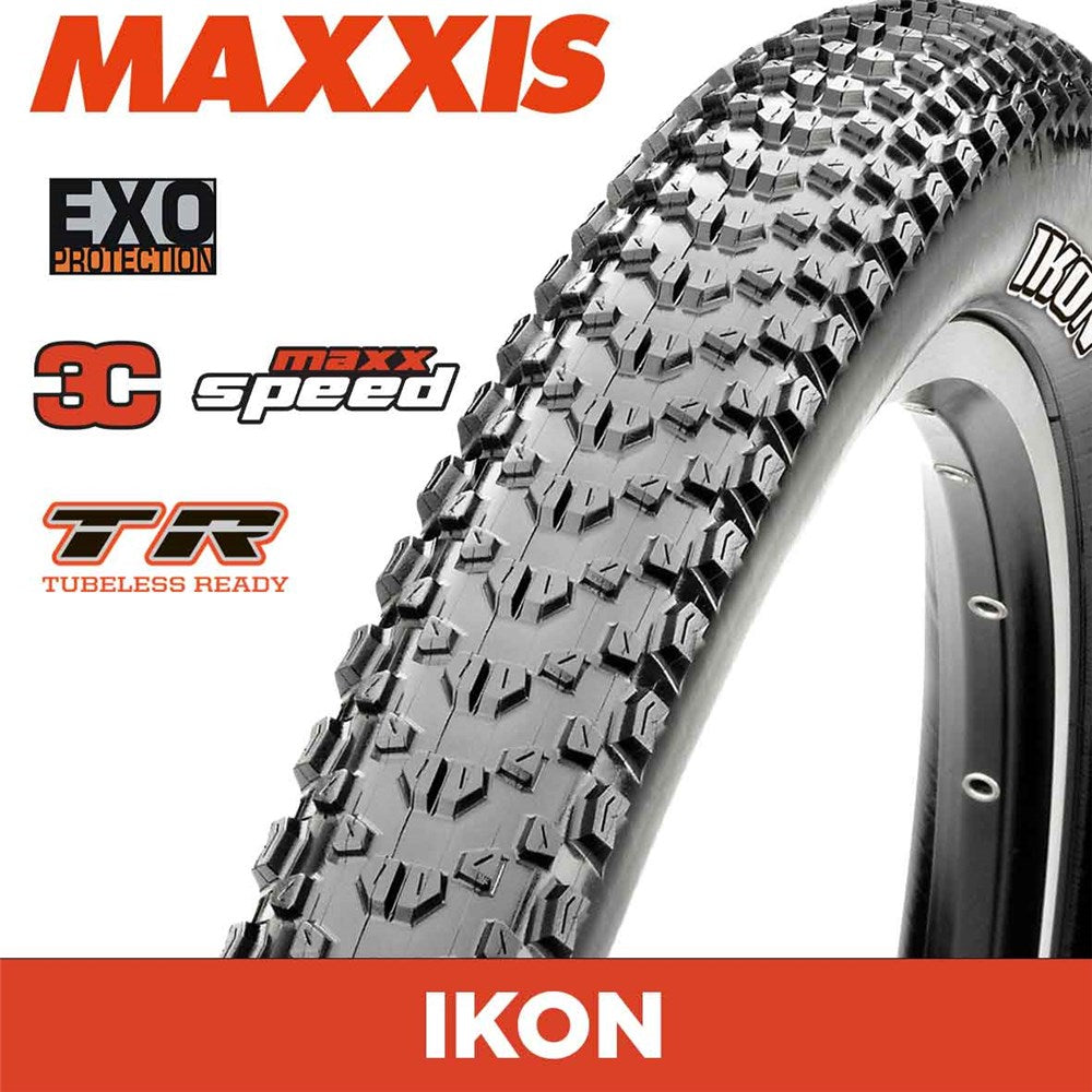 Tyre 26 x 2.20 Maxxis Ikon 3C MaxxSpeed EXO TR Folding 120TPI