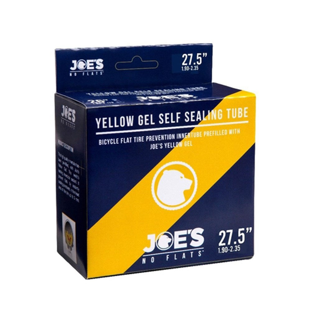 Tube 27.5 x 1.90-2.35 Joes-No-Flats Self-Sealing Yellow Gel Presta