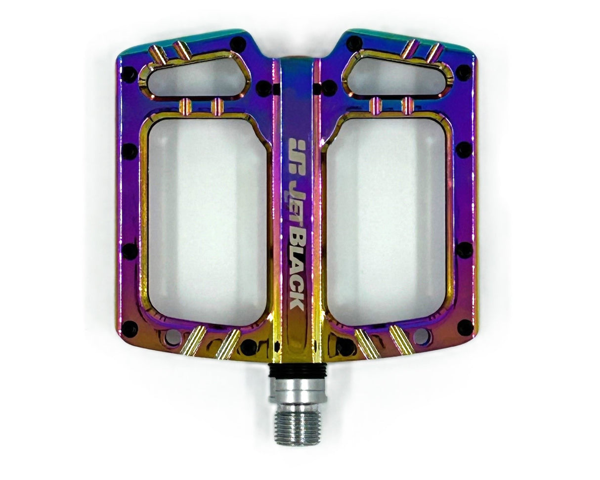 Jetblack Ultralite Low Profile MTB Pedals oilslick