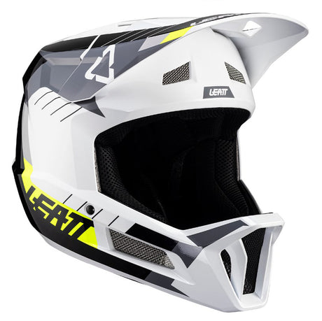 Leatt Gravity 2.0 Full Face Helmet white oblique
