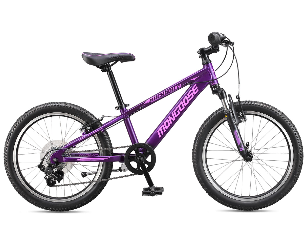 20" Mongoose Rockadile Girls 7 Speed (2024)