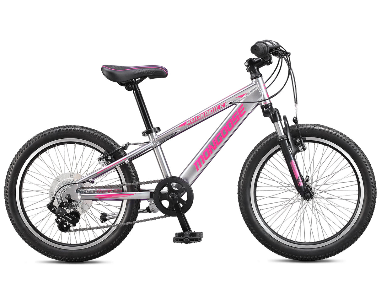 20" Mongoose Rockadile Girls 7 Speed (2024)