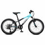 Mongoose Rockadile (2025) 20-inch kids MTB in sky blue & grey fade. Front suspension, hand brakes & multi-speed gears. Code: MGM51253F20OS