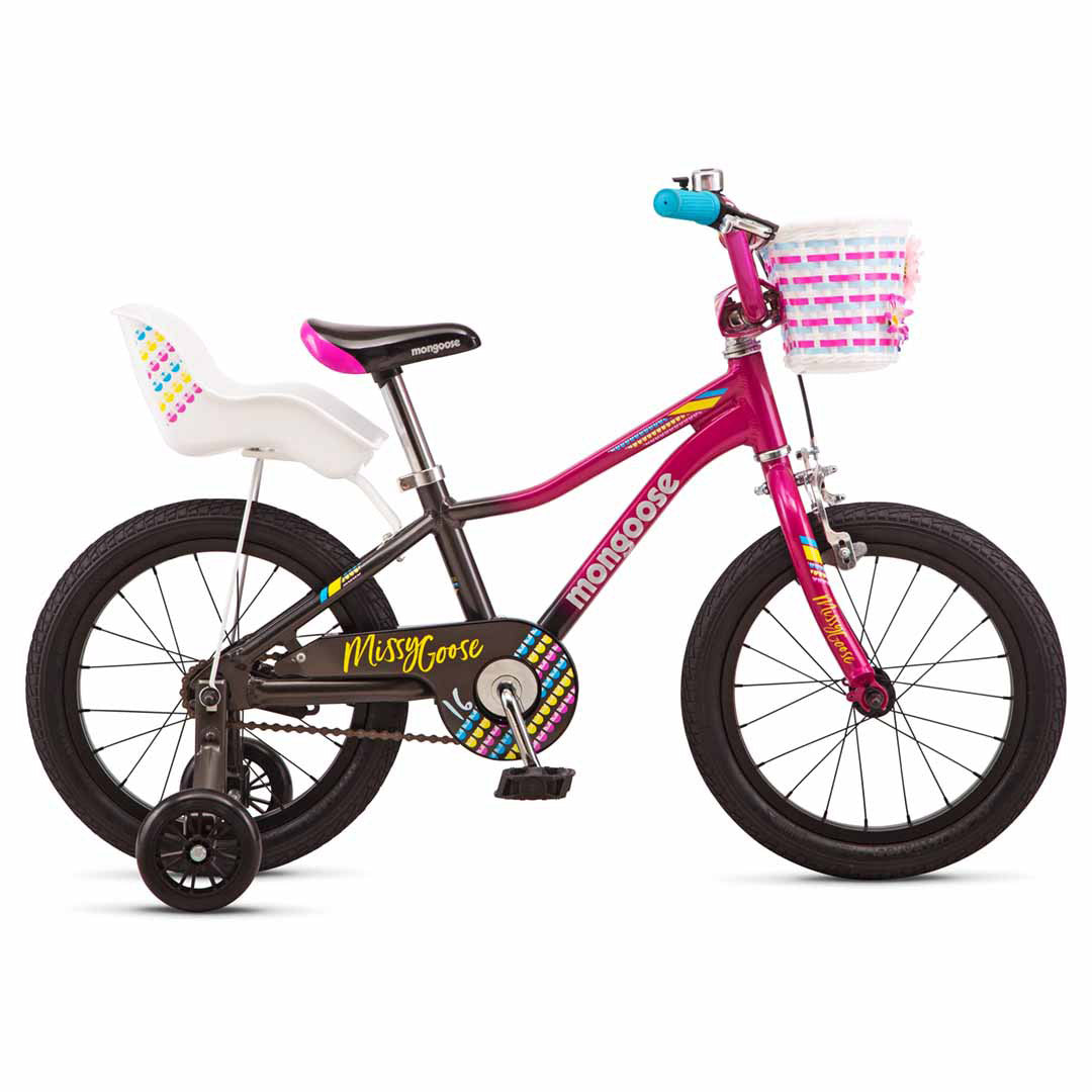 Mongoose 16 inch kids bike with training wheels offers