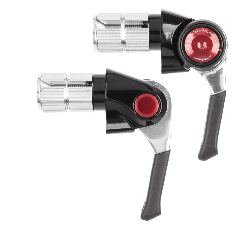 Shifter Microshift R10 Bar End Set 2x10 Pair