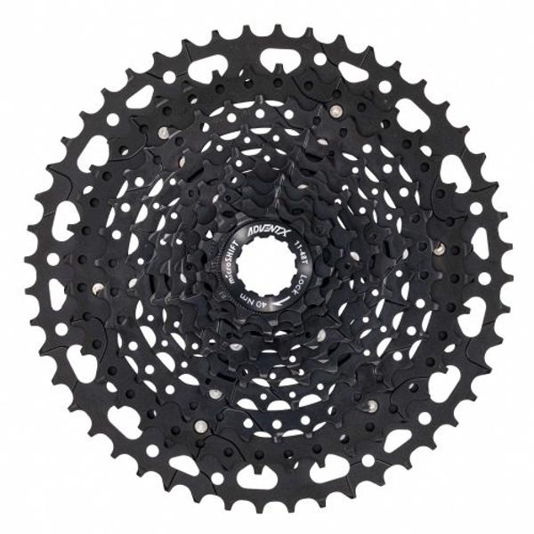 Cassette 10 Speed Microshift Advent X CS-G104 11-48T Steel/Alloy Black