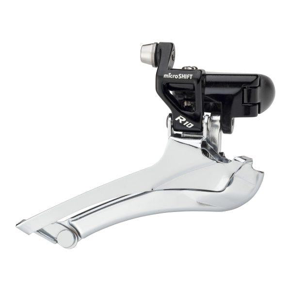 Front Derailleur Microshift R10 FD-R712 2x10 50-56T Clamp Mount Black