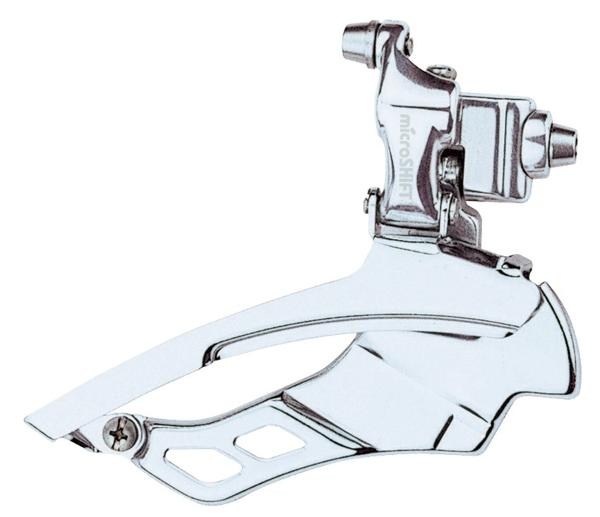 Front Derailleur Microshift R10 FD-R732 3x10 52-39-30T Braze-on Mount Black
