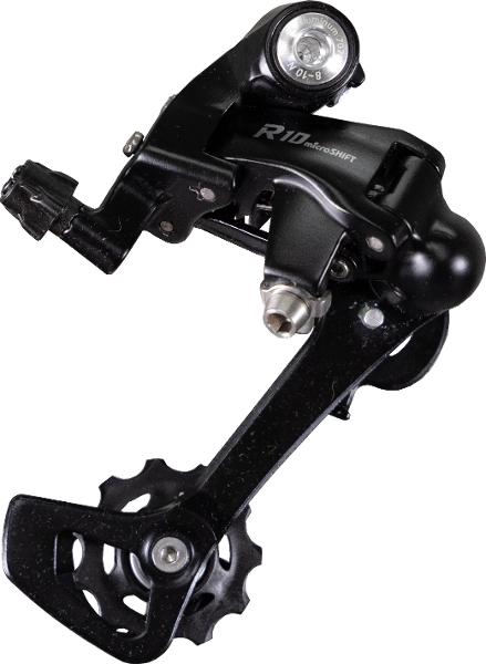 Rear Derailleur Microshift R10 RD-R47 3x10 Long Cage 11-28T Black (Shimano Road)
