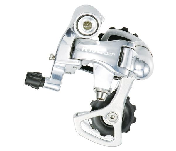 Rear Derailleur Microshift R10 RD-R47 3x10 Long Cage 11-28T Silver (Shimano Road)