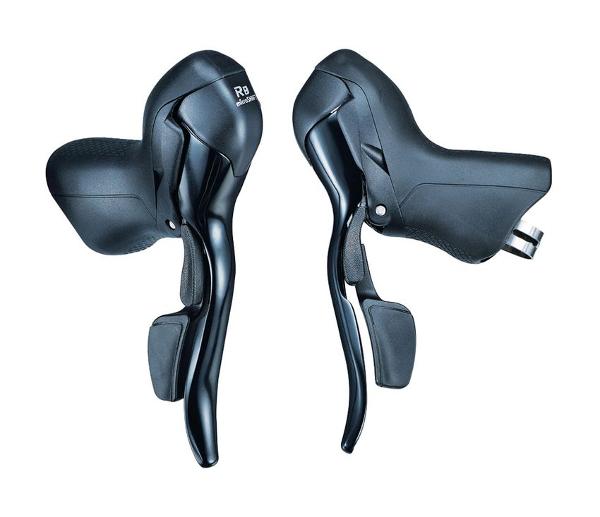 Shifter Microshift Drop Bar R8 SB-R482 2x8 Pair (Shimano Road)
