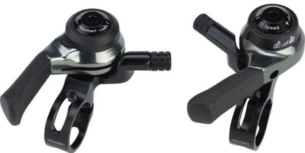 Shifter Microshift Thumb SL-M11 2/3 x 11 Pair (Shimano Mountain)