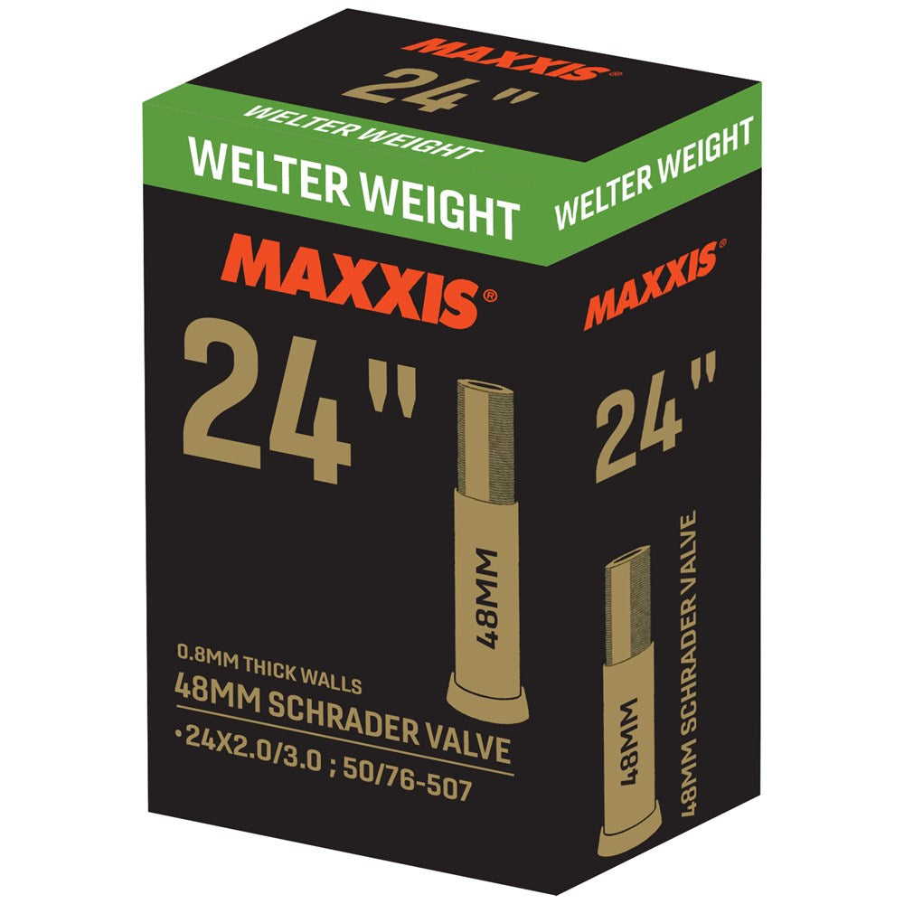 Tube 24 x 2.0-3.0 Maxxis Welterweight Schrader Valve 48mm