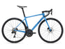 Liv Langma Advanced 1 (2023) womens carbon road bike in Estoril Blue.
