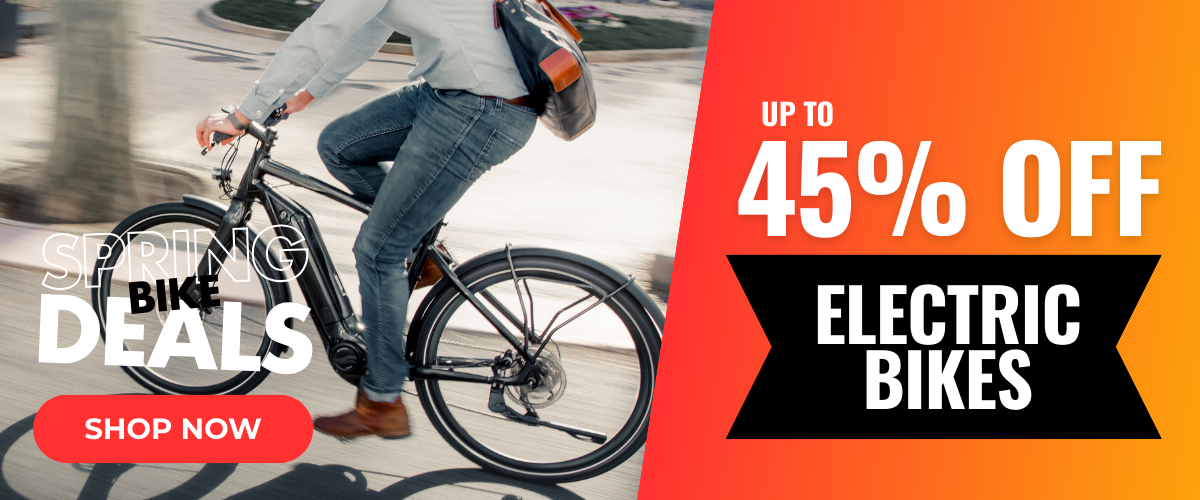 Up to 50% off Electric Bikes