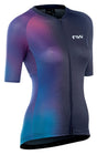 northwave blade womens short sleeve jersey in black iridescent