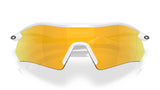 Oakley Radar Plate Polished White Prizm 24k Polarized