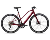 Orbea Vibe Mid H30 eBike (2023) metallic dark red