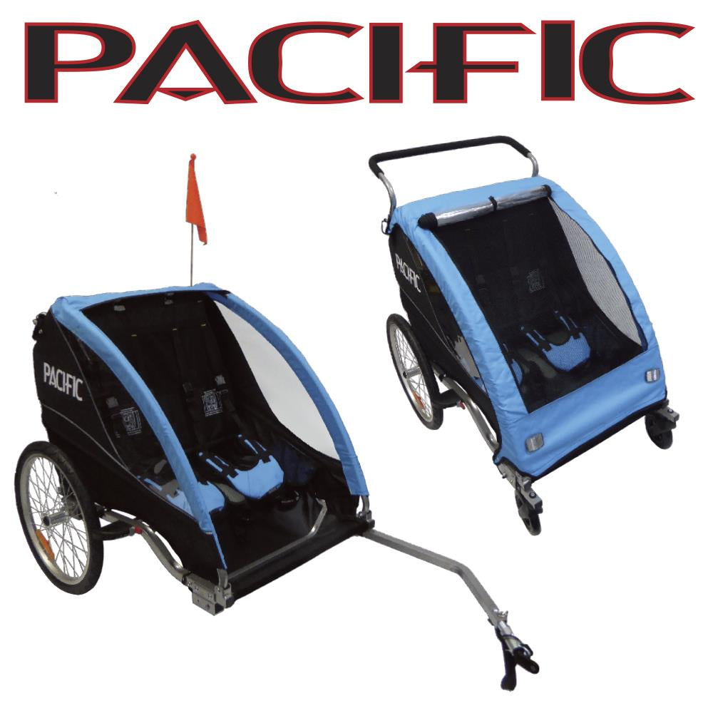 Pacific Deluxe 2 in 1 Bicycle Trailer/Stroller