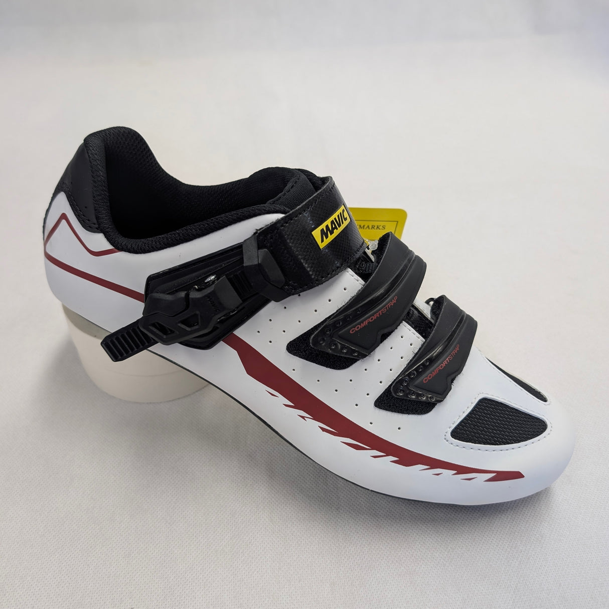 Mavic Aksium Elite II Mens Road Shoes White/Black/Red 42 2/3 (Sample)