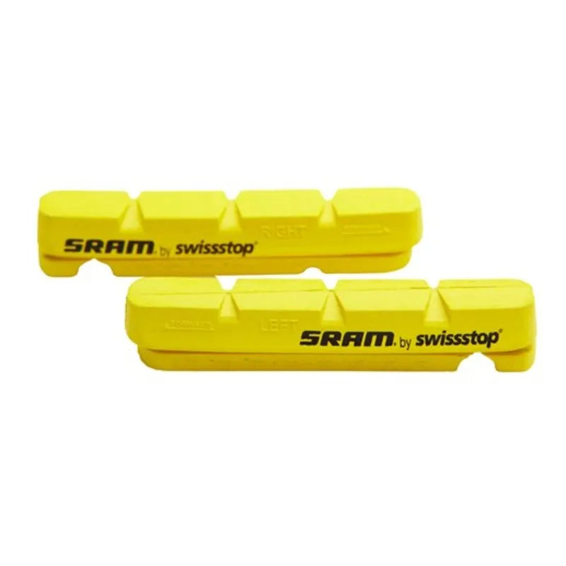 Rim Brake Pads SRAM Carbon Inserts Swiss Stop  Yellow