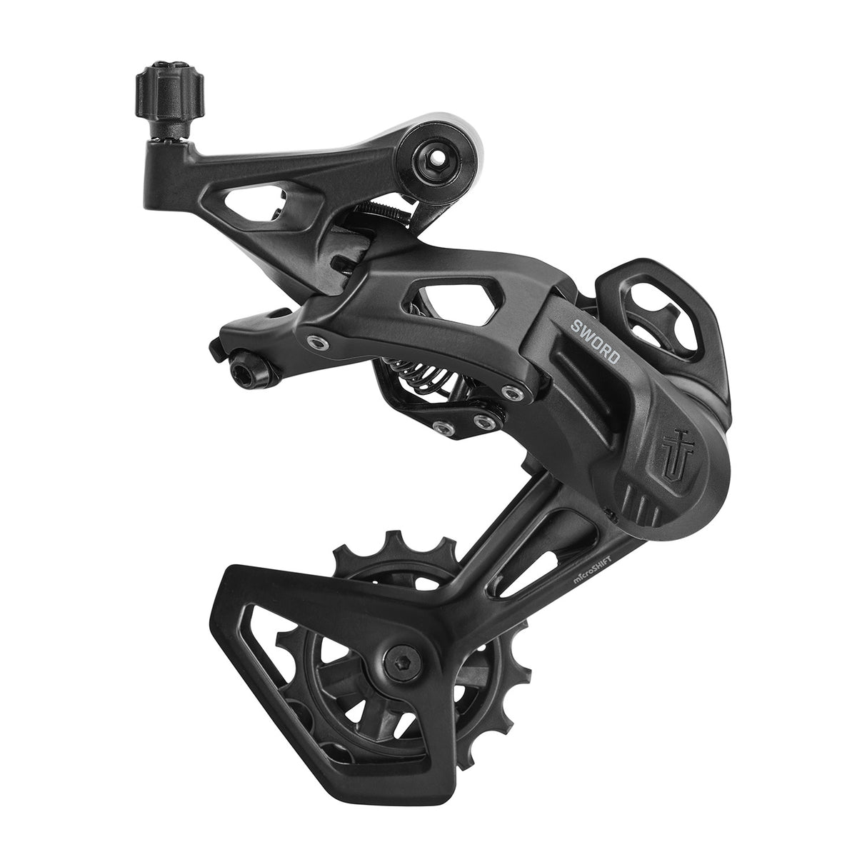 Rear Derailleur Microshift Sword Black Gravel 1x9 Medium Cage