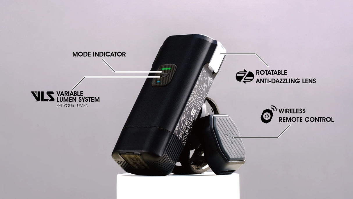 Moon Rigel Max-S 1600lm Front Light with Remote