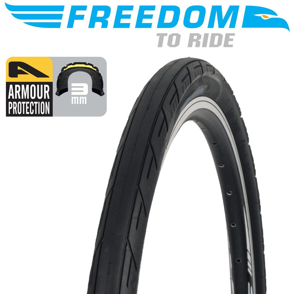 Tyre 26 x 1.90 Freedom Roadrunner Slick Armour Protection
