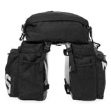 roswheel fahrradtasche Roswheel Essentials 3-in-1 Triple Pannier Bag Set 40L Black – Ivanhoe Cycles