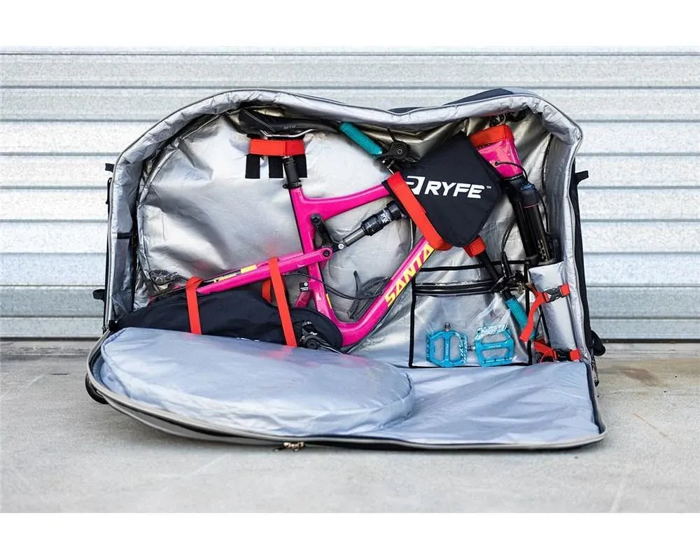 Ryfe Voyager Bike Travel Bag with bike