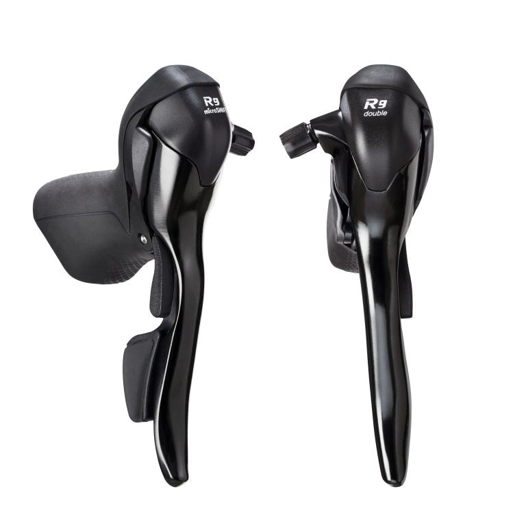 Shifter Microshift Drop Bar R9 SB-R492 2x9 Pair (Shimano Road) Black