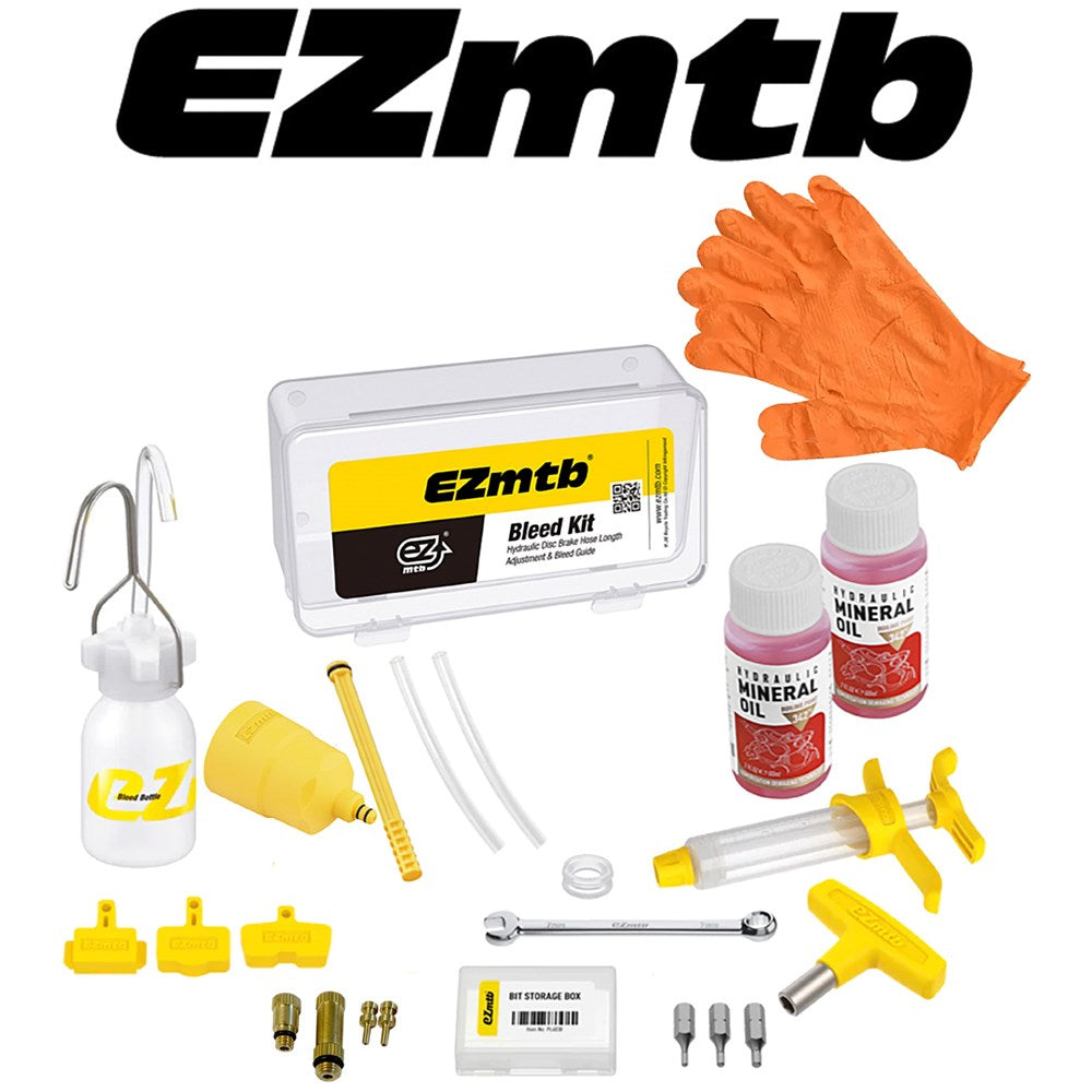 EZmtb Disc Brake Bleed Kit - Shimano with 2x Mineral Oil